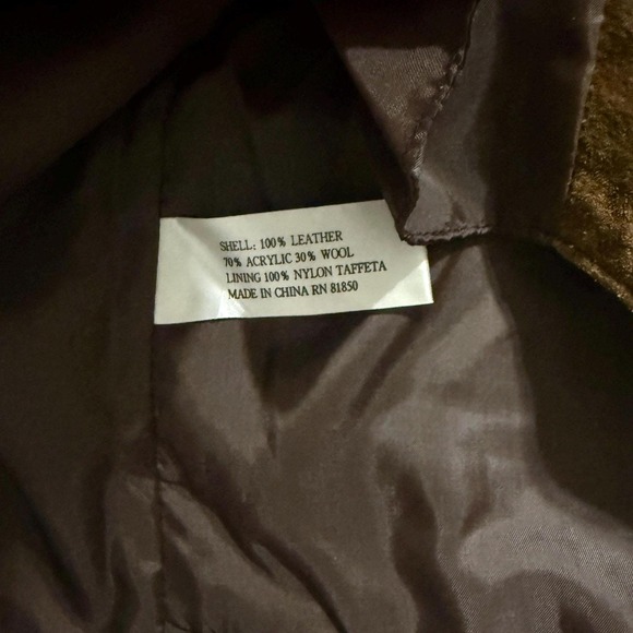 Vintage 100% Leather Shell Patchwork Vest Western Boho Y2K Brandon Thomas Medium - Picture 8 of 12